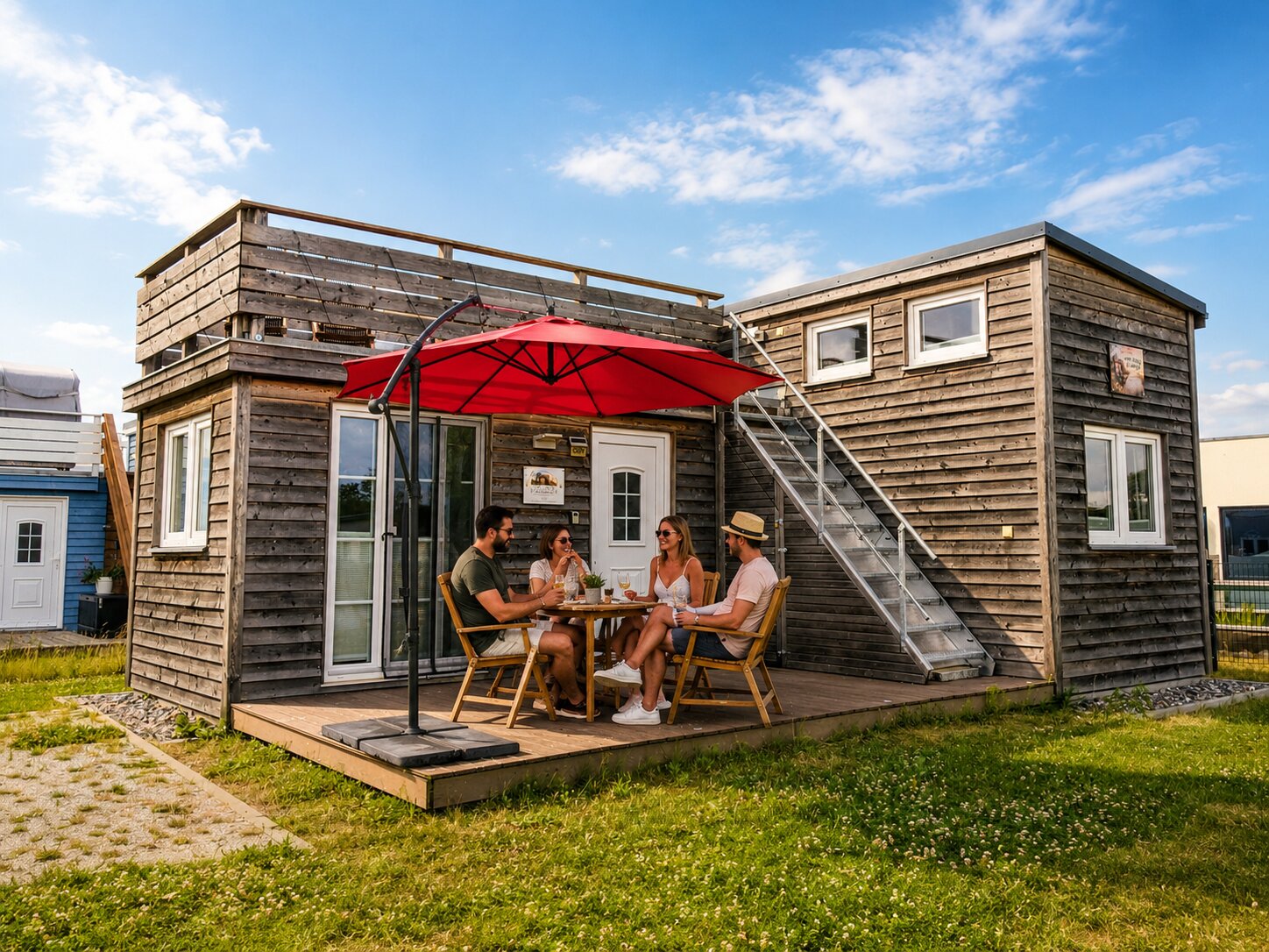 Tiny House Nachtigall am Barther Bodden